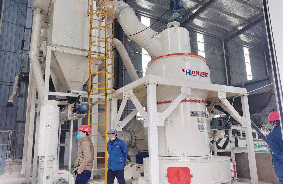 熟石膏用什么粉磨？雷蒙磨粉磨燒結熟石膏客戶案例圖片